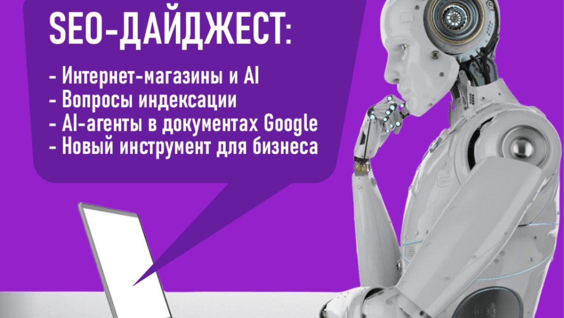 Интернет-магазины и AI в 2024 году. Вопросы индексации. AI-агенты в документах Google. Новый инструмент для бизнеса от Reddit
