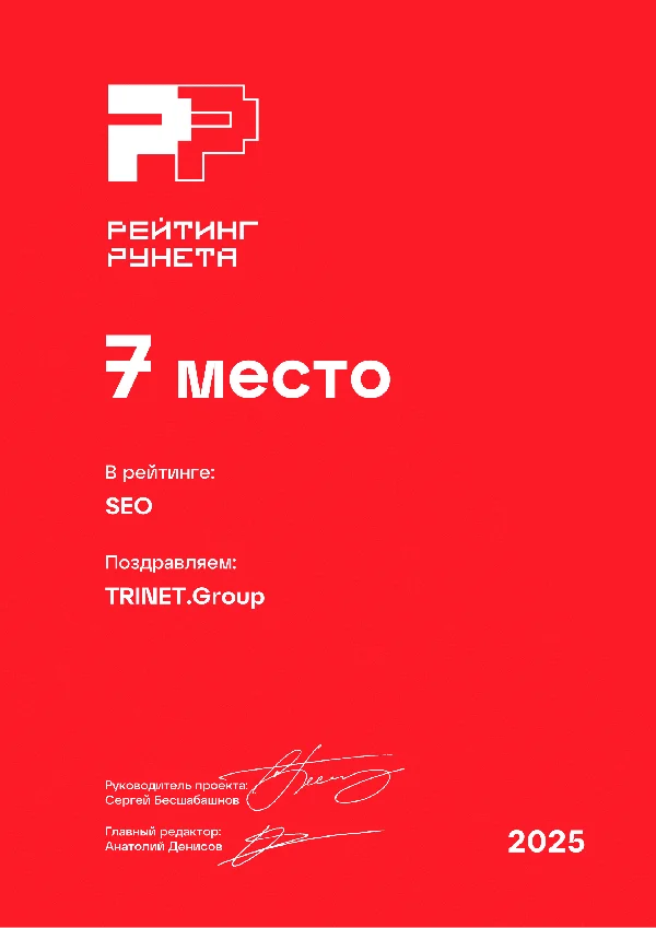 Рейтинг Рунета - 2025